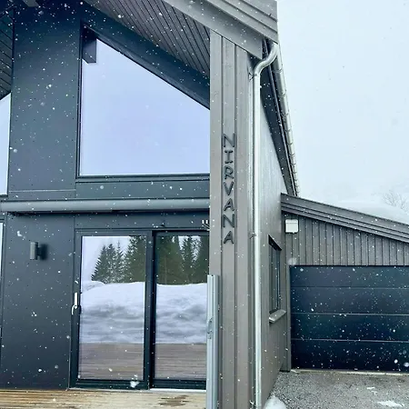 Mountain With And Trails At The Door