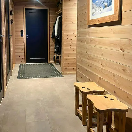 Mountain With And Trails At The Door
